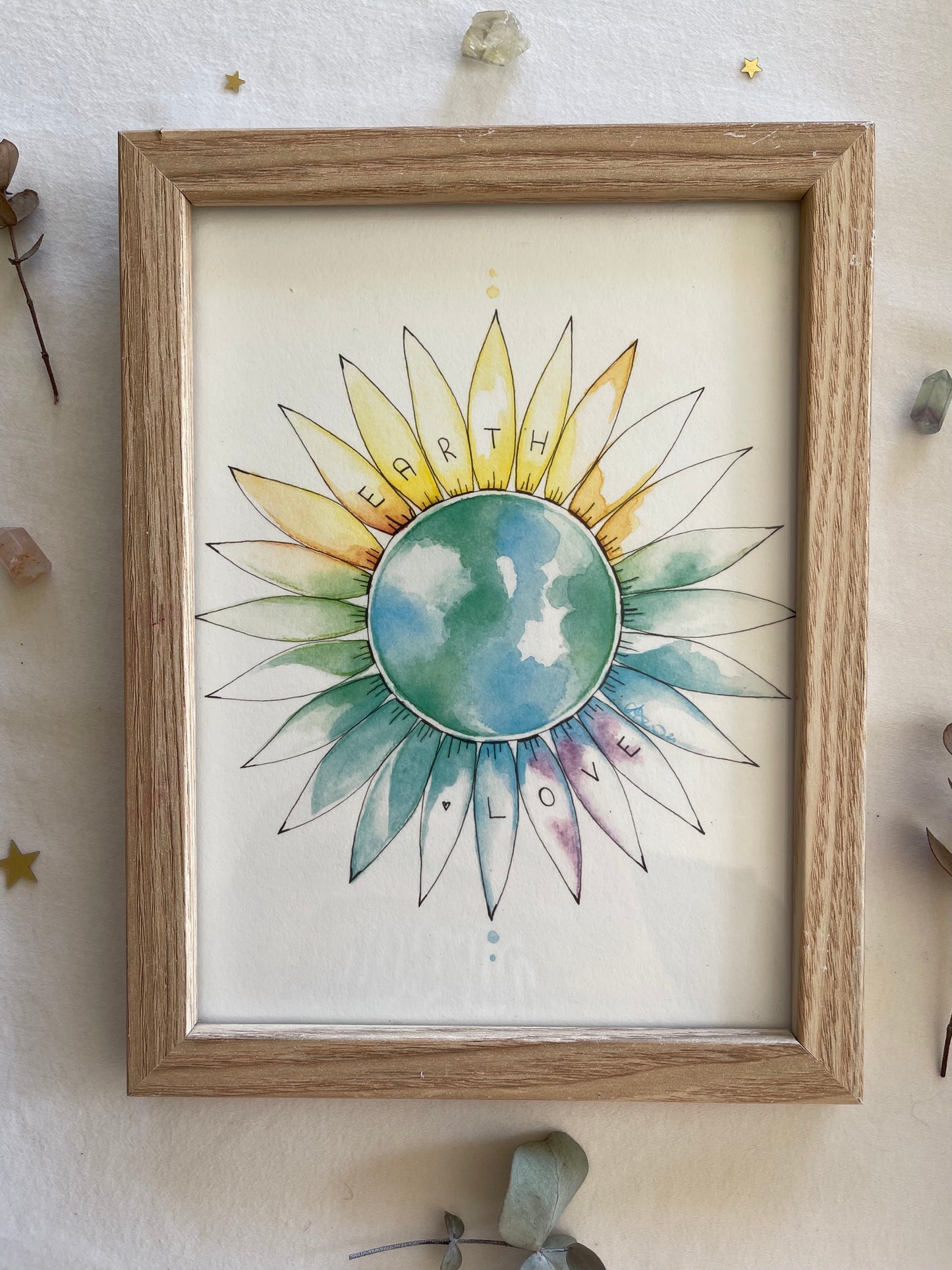 EARTH LOVE A5 Print